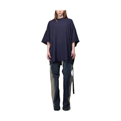(Women) Rick Owens DRKSHDW Washed Vintage Wide-Leg Loose Fit Jeans - DS01C6327-SDMPDE-38D