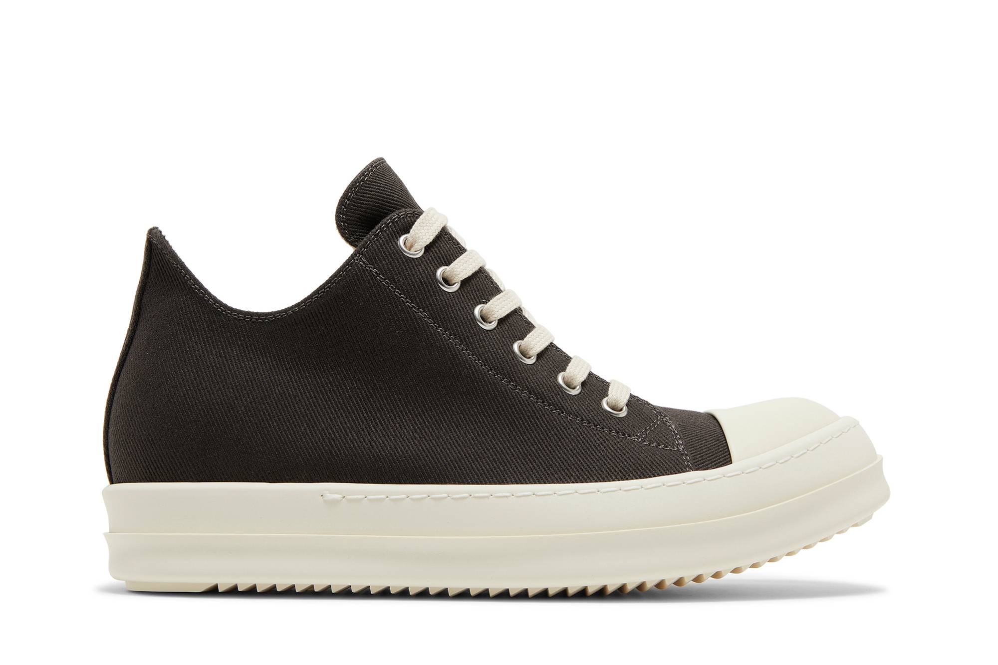 (W) Rick Owens EDFU DRKSHDW Canvas Low 'Dark Dust'