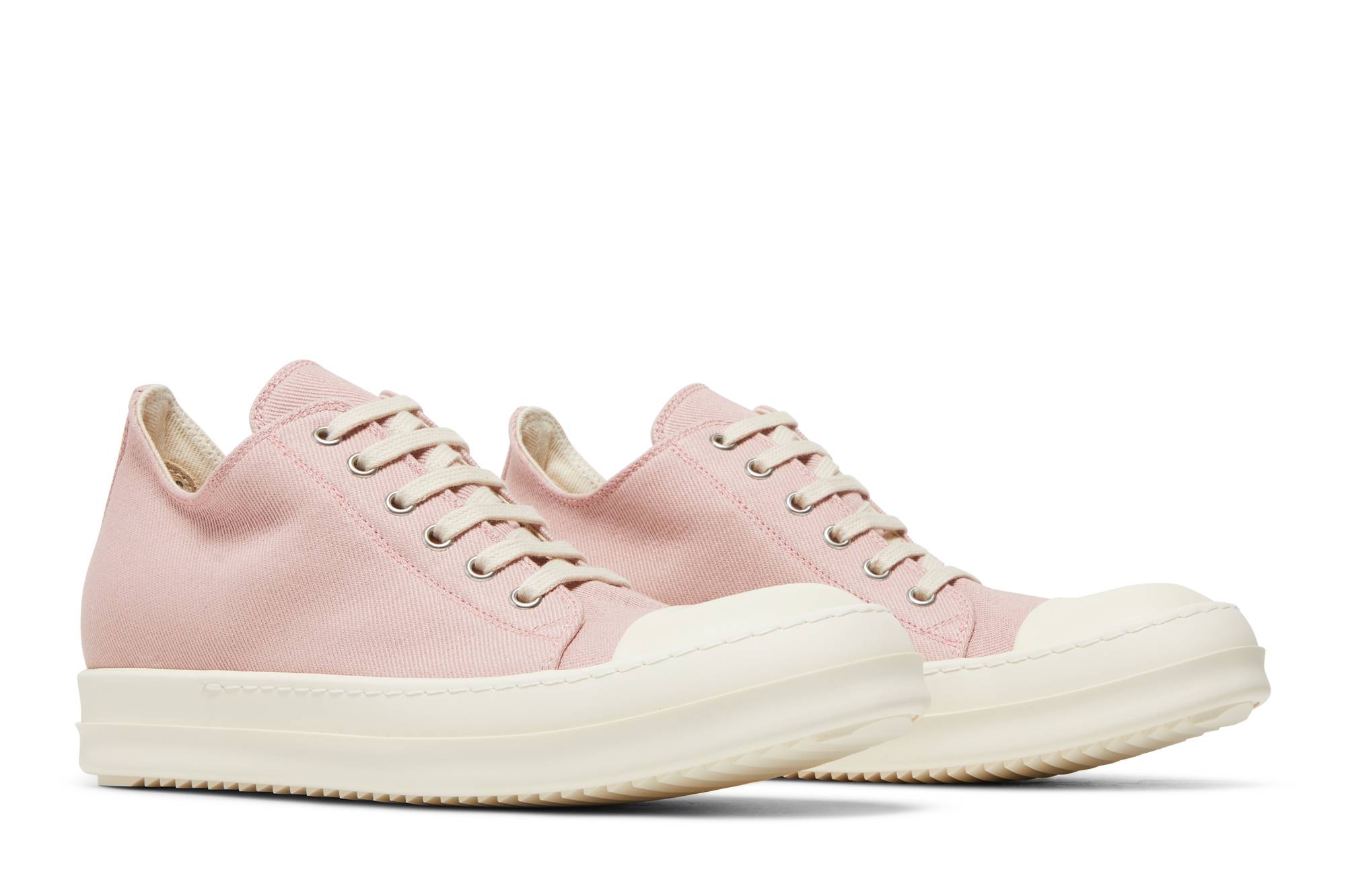 (W) Rick Owens EDFU DRKSHDW Canvas Low 'Faded Pink' 圖 8
