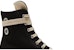 (W) Rick Owens EDFU DRKSHDW Kapas Denim Tinggi 'Susu Hitam' DS01C6800-DQES1-911