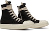 Cheap (W) Rick Owens EDFU DRKSHDW Kapas Denim Tinggi 'Susu Hitam' DS01C6800-DQES1-911