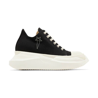 (W) Rick Owens EDFU DRKSHDW Pentagram Embroidery Abstract Low 'Black Milk'