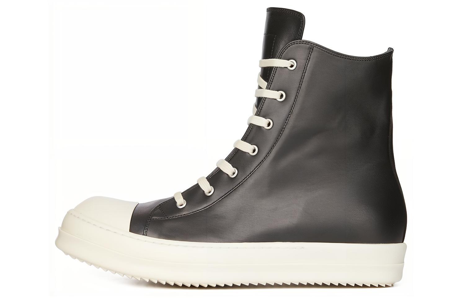 (W) Rick Owens EDFU High 'Black Milk'