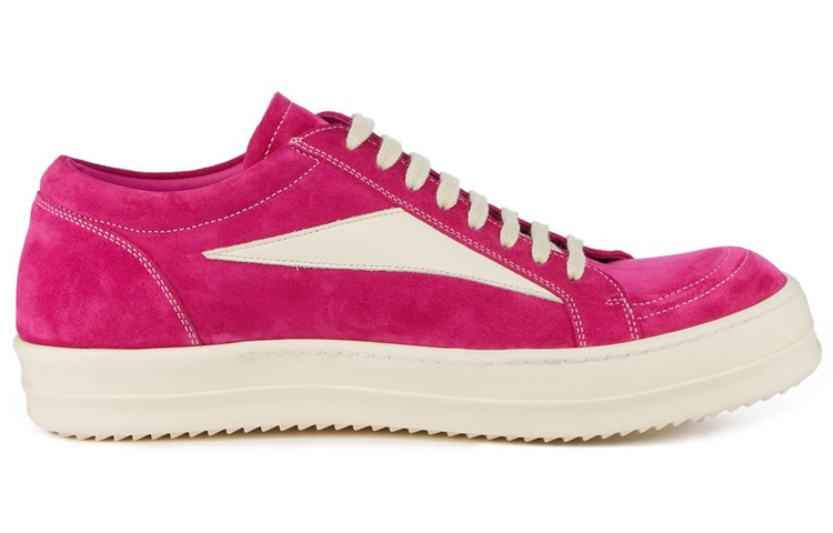 (W) Rick Owens EDFU Suede Leather Vintage Low 'Hot Pink' 圖 2