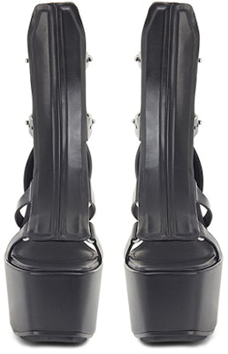 (W) Rick Owens Fogachine Runway 'Sandal Spartan Tinggi Kulit Anak Lembu Hitam' RO01B4864LBO-090 Lookbook (W) Rick Owens Fogachine Runway 'Sandal Spartan Tinggi Kulit Anak Lembu Hitam' RO01B4864LBO-090