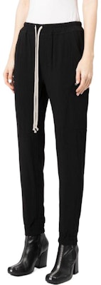 (W) RICK OWENS FW22 Seluar Sweat Pinggang Tinggi Tali Hitam RP02B6306HYBLACK Shop (W) RICK OWENS FW22 Seluar Sweat Pinggang Tinggi Tali Hitam RP02B6306HYBLACK