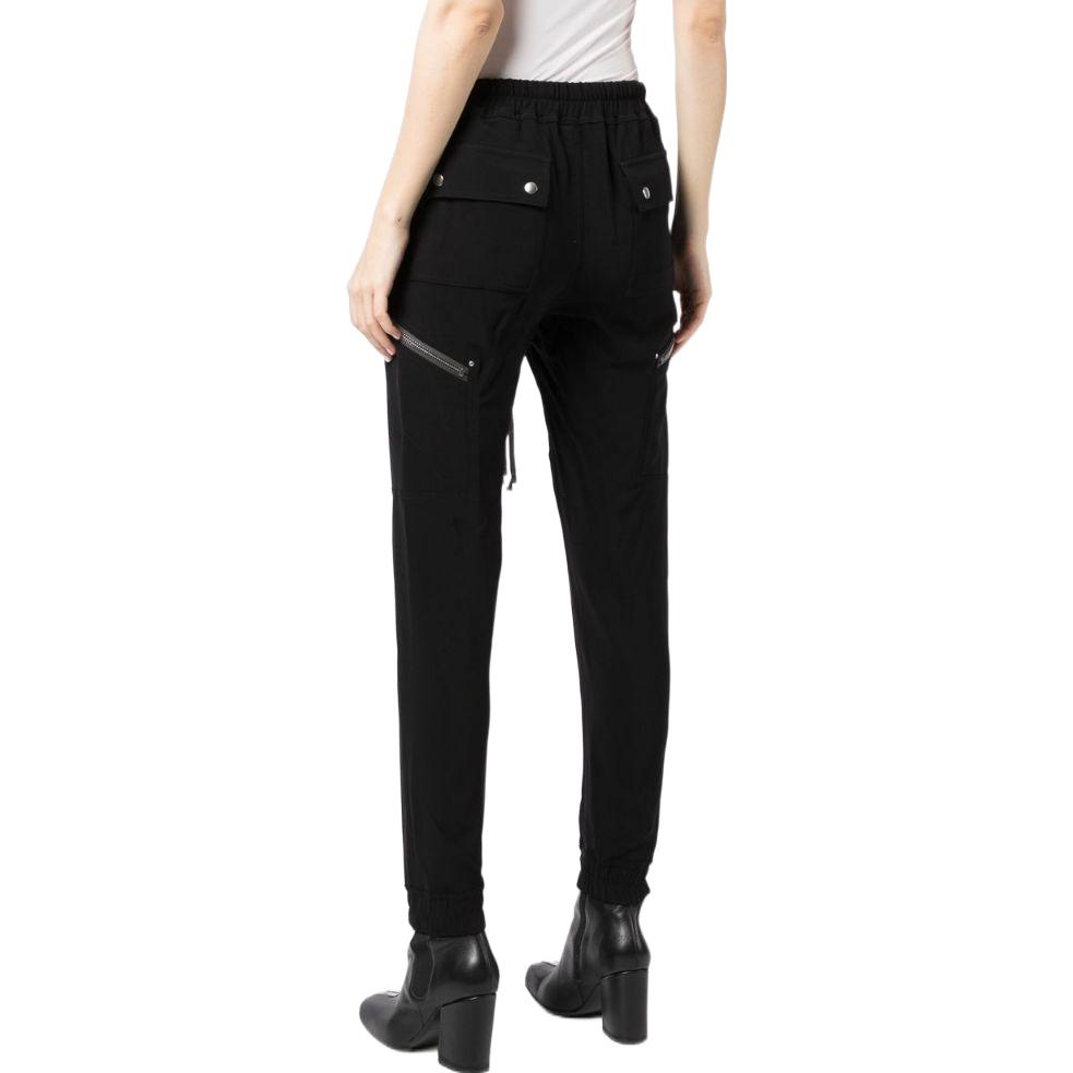 Purchase (W) RICK OWENS FW22 Seluar Sweat Pinggang Tinggi Tali Hitam RP02B6306HYBLACK