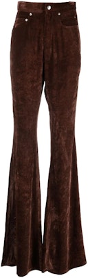 (W) Pantalones de Terciopelo Mujer Marrón Rick Owens FW22 Bridal Talle Alto. RP02B6329V-43 Buy (W) Pantalones de Terciopelo Mujer Marrón Rick Owens FW22 Bridal Talle Alto. RP02B6329V-43