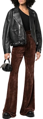 (W) Pantalones de Terciopelo Mujer Marrón Rick Owens FW22 Bridal Talle Alto. RP02B6329V-43 Lookbook (W) Pantalones de Terciopelo Mujer Marrón Rick Owens FW22 Bridal Talle Alto. RP02B6329V-43