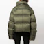 Shop (W) RICK OWENS FW22 Jaket Zip Longgar Leher Tinggi Hijau RP02B6773NZD3-15
