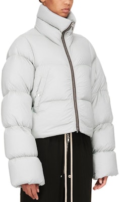 (W) 릭 오웬스 FW24 라이트 블루 집업 긴팔 패딩 재킷. RP02D3772NPD3-36 Purchase (W) 릭 오웬스 FW24 라이트 블루 집업 긴팔 패딩 재킷. RP02D3772NPD3-36