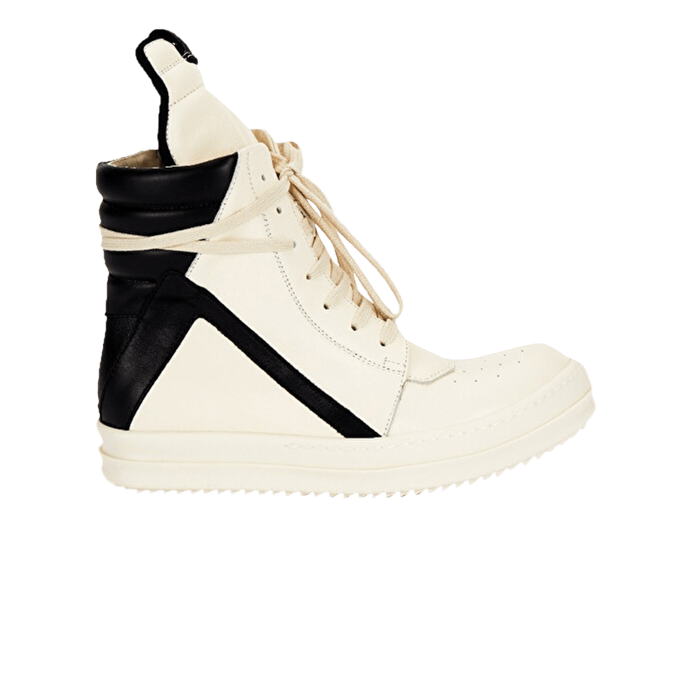 (W) Rick Owens Geobasket 'Milk Black'