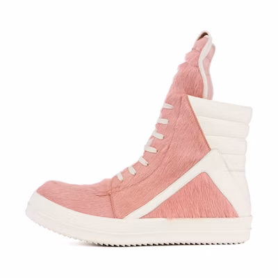 (W) Rick Owens Geobasket 'White Pink'