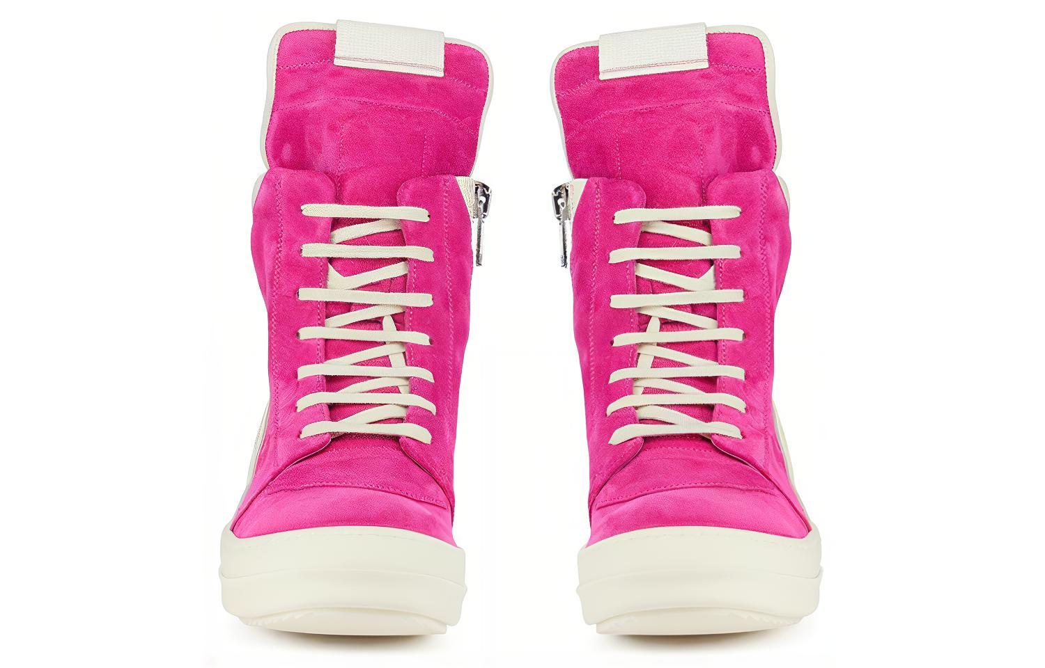 (W) Rick Owens Geobasket 'White Pink' 圖 3