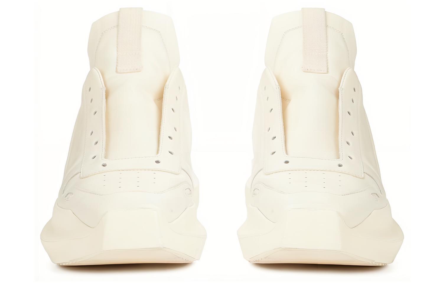 (W) Rick Owens Geth RNNR High 'White Leather' 圖 3