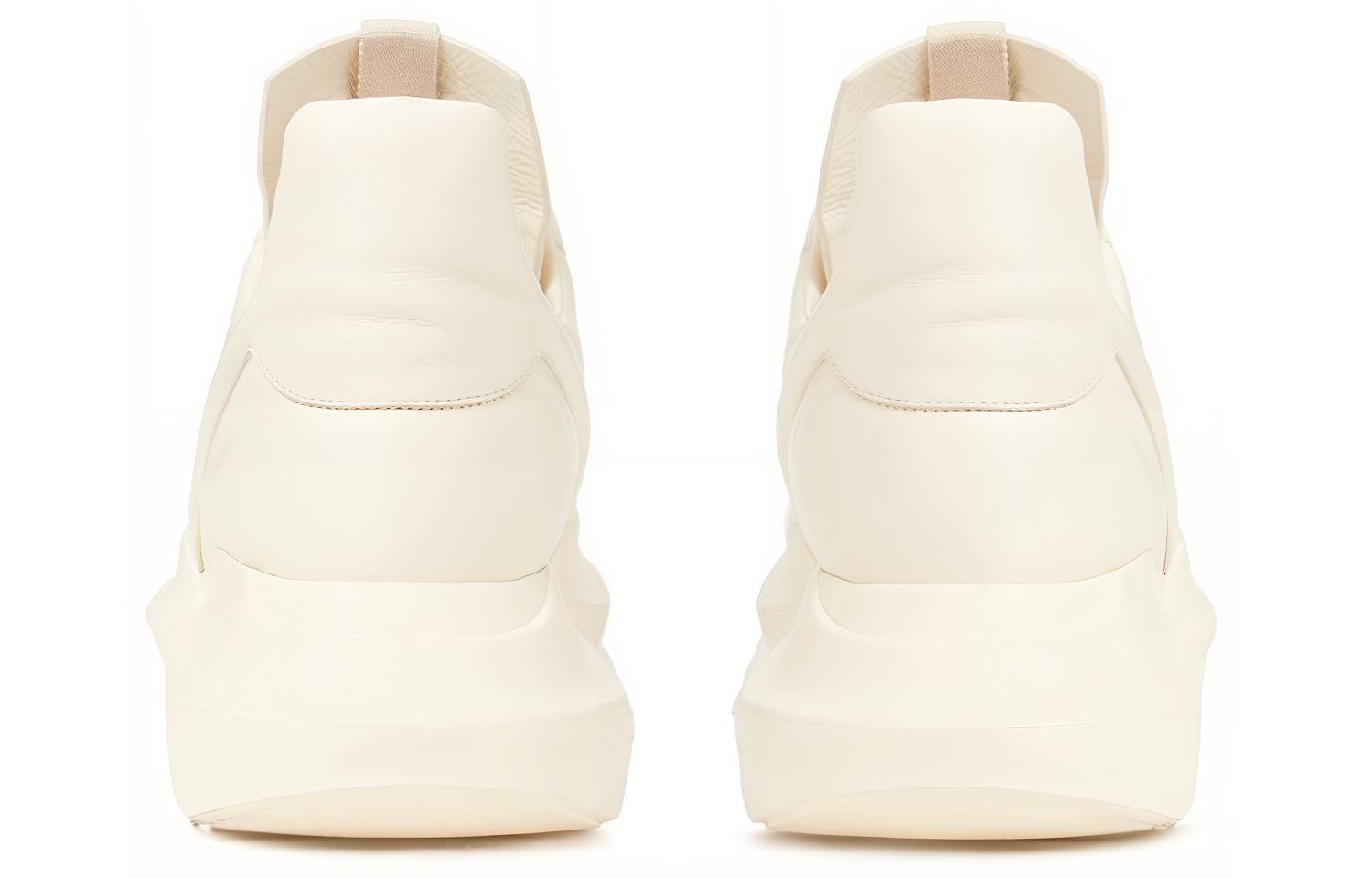 (W) Rick Owens Geth RNNR High 'White Leather' 圖 4