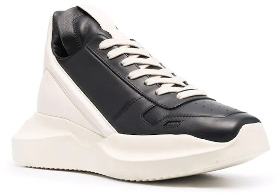 RICK OWENS/RO Geth Runner 牛皮 運動休閒鞋 女款 白黑色 Order RICK OWENS/RO Geth Runner 牛皮 運動休閒鞋 女款 白黑色