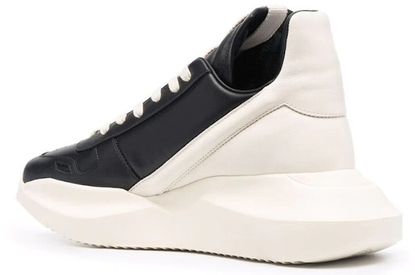 RICK OWENS/RO Geth Runner 牛皮 運動休閒鞋 女款 白黑色 Lookbook RICK OWENS/RO Geth Runner 牛皮 運動休閒鞋 女款 白黑色