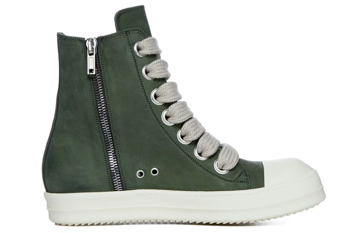 Order (W) Rick Owens Hoge Sneakers Veters ''Groene Mode'' RO01C5897LWNW2-5511