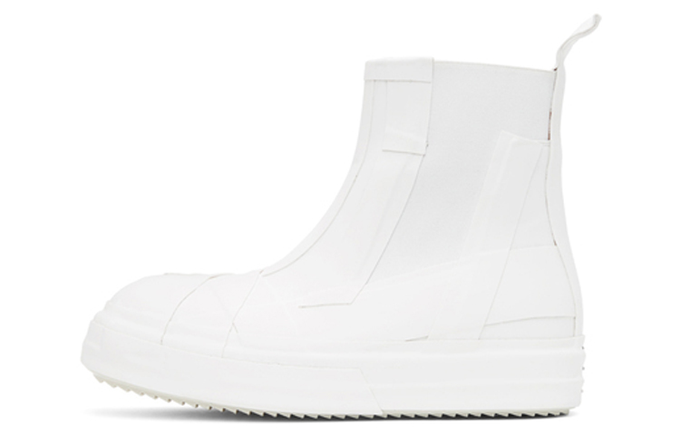 (W) Rick Owens High-Top Sneaker 'White'
