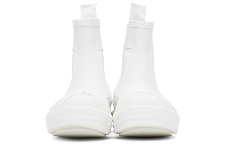 (W) Rick Owens High-Top Sneaker 'White' 圖 4