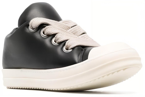 (Women) Rick Owens Jumbo Laces Low 'Black Leather' RP02C1883LLPW2-911 Order (Women) Rick Owens Jumbo Laces Low 'Black Leather' RP02C1883LLPW2-911