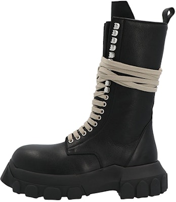 (Women) Rick Owens Leather Ankle Boots 'Black Fashion Strap' RP21S3883LDE-09 Buy (Women) Rick Owens Leather Ankle Boots 'Black Fashion Strap' RP21S3883LDE-09