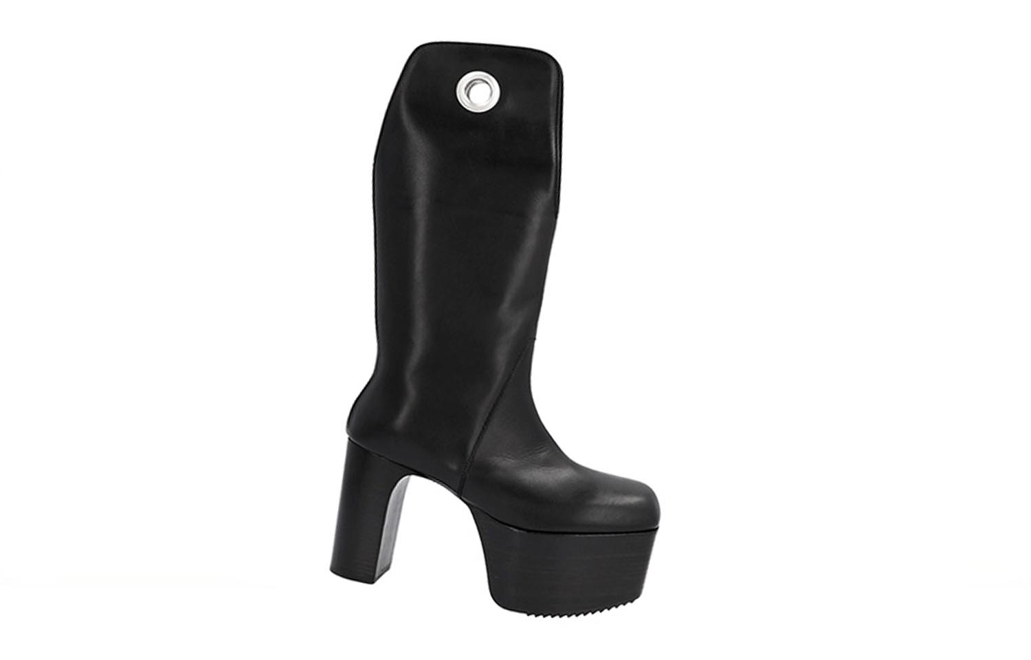 Order (Women) Rick Owens Leather Boots 'Black' RP20F2846LBO-999