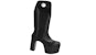 (W) Rick Owens But But Hitam Berkulit RP20F2846LBO-999