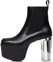 (Women) Rick Owens Leather Boots 'Black Comfort' RO20S1880LBO-09107 (Women) Rick Owens Leather Boots 'Black Comfort' RO20S1880LBO-09107