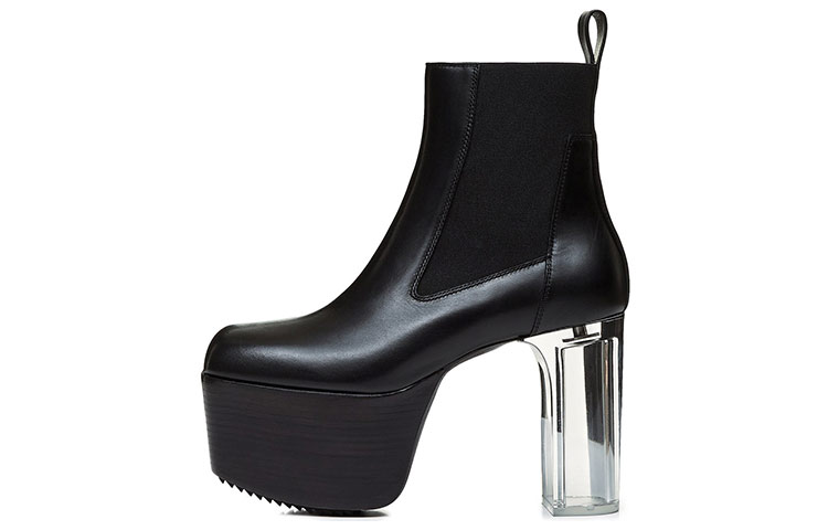 (Women) Rick Owens Leather Boots 'Black Comfort' RO20S1880LBO-09107