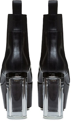 (Women) Rick Owens Leather Boots 'Black Comfort' RO20S1880LBO-09107 Shop (Women) Rick Owens Leather Boots 'Black Comfort' RO20S1880LBO-09107