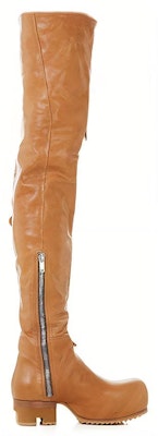 (Women) Rick Owens Leather Boots 'Brown' RP02A7833LGW-24 Order (Women) Rick Owens Leather Boots 'Brown' RP02A7833LGW-24