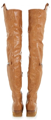 (Women) Rick Owens Leather Boots 'Brown' RP02A7833LGW-24 Shop (Women) Rick Owens Leather Boots 'Brown' RP02A7833LGW-24