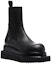 Order RICK OWENS/RO 皮革 切爾西靴 女款 黑色