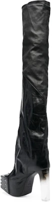 (W) Bottes Hautes en Cuir Slip-On Rick Owens ''Black Polish'' RO01C5827LSGWGD-990D Lookbook (W) Bottes Hautes en Cuir Slip-On Rick Owens ''Black Polish'' RO01C5827LSGWGD-990D