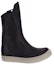 Order (W) Rick Owens But Kulit Zip Depan Hujung Bulat 'Hitam' RP02C1875LCG-91
