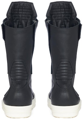 (Women) Rick Owens Leather Round-Toe Zip Flat Boots 'Black' RP02C1875LCG-91 Details for (Women) Rick Owens Leather Round-Toe Zip Flat Boots 'Black' RP02C1875LCG-91