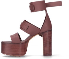 (Women) Rick Owens Leather Sandals 'Brown' RP21S3840LBO-23 (Women) Rick Owens Leather Sandals 'Brown' RP21S3840LBO-23