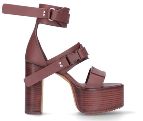 (Women) Rick Owens Leather Sandals 'Brown' RP21S3840LBO-23 Order (Women) Rick Owens Leather Sandals 'Brown' RP21S3840LBO-23