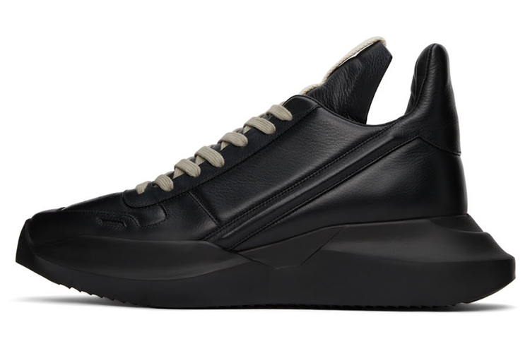 (Women) Rick Owens Low Top 'Black Calf Leather' RP02A7814LPO-99