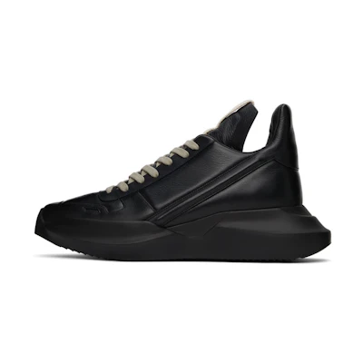 (W) Rick Owens Low Top 'Black Calf Leather'