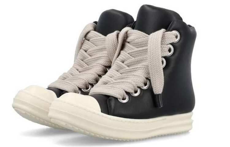 Order (W) Boots Rick Owens Luxor FW23 'Hitam Round-Toe Lace-Up' 23ARP02C1878LLPW2911