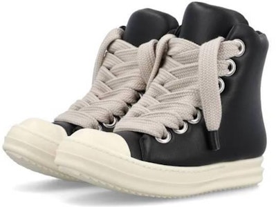 (W) Rick Owens Luxor 2023秋冬款"黑色圆头系带靴" 23ARP02C1878LLPW2911 Order (W) Rick Owens Luxor 2023秋冬款"黑色圆头系带靴" 23ARP02C1878LLPW2911