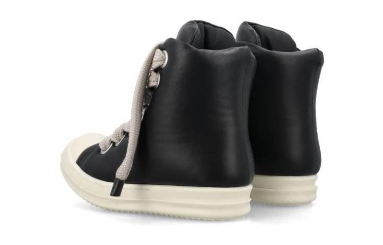 Lookbook (W) Boots Rick Owens Luxor FW23 'Hitam Round-Toe Lace-Up' 23ARP02C1878LLPW2911