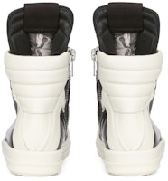 RICK OWENS/RO Geobasket 皮革 高筒繫帶 高筒 板鞋 女款 黑白色 Shop RICK OWENS/RO Geobasket 皮革 高筒繫帶 高筒 板鞋 女款 黑白色