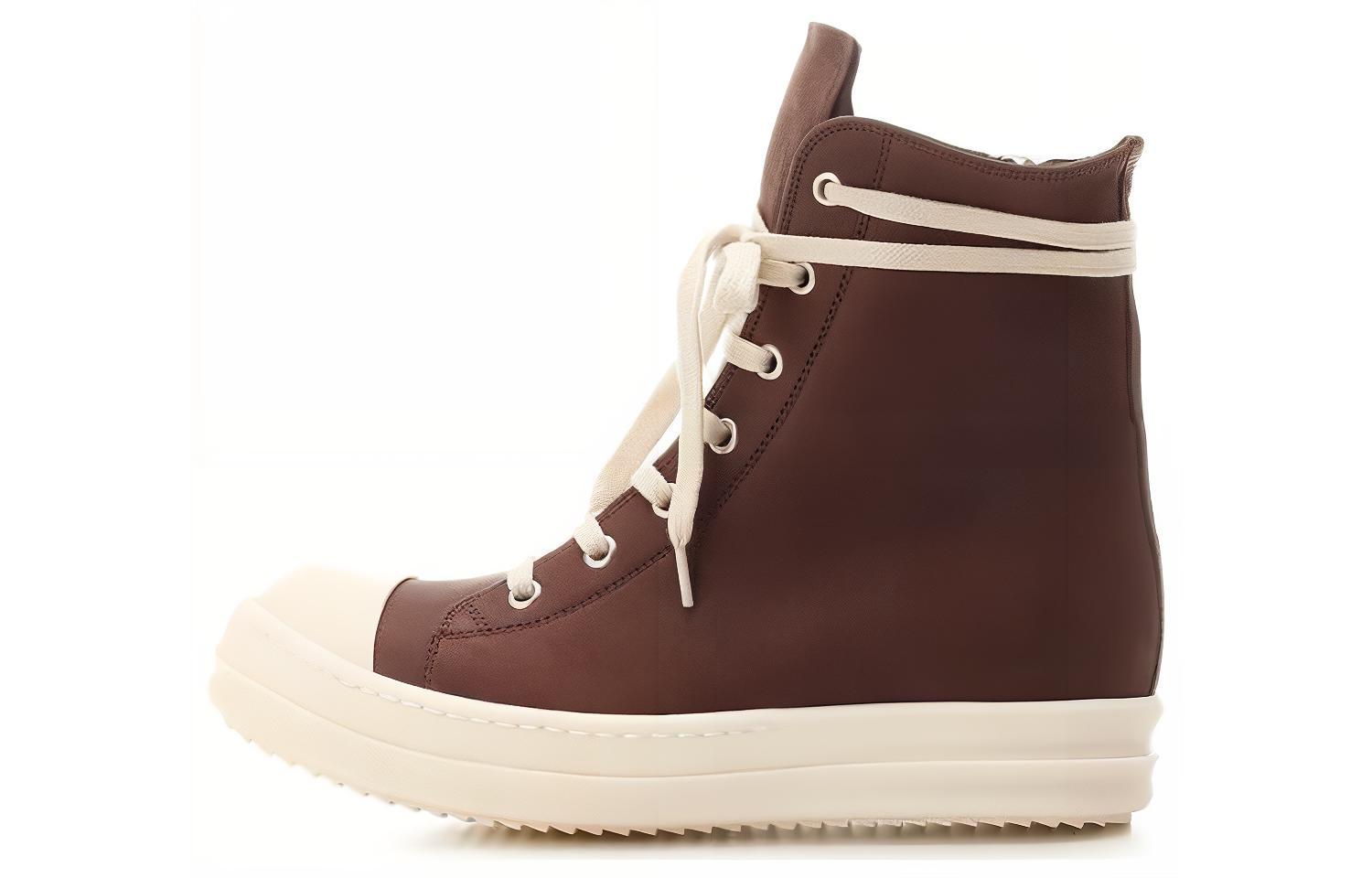 (W) Rick Owens Luxor High 'Brown Milk'