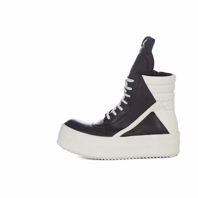 (W) Rick Owens Luxor Mega Bumper Geobasket 'Black Milk'