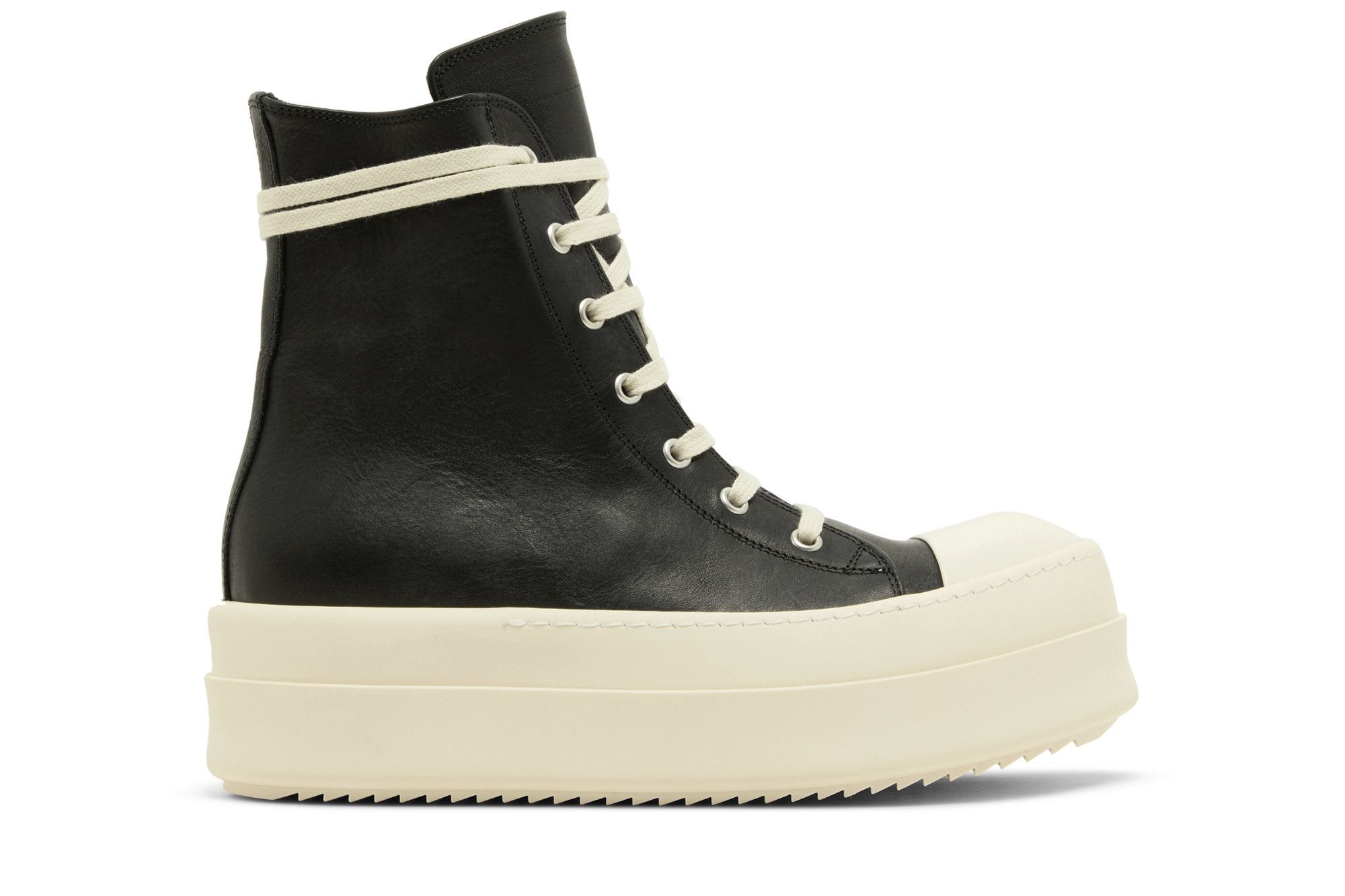 (Women) Rick Owens Luxor Runway Mega Bumper High 'Black Milk' RO02C1859-LOO-911