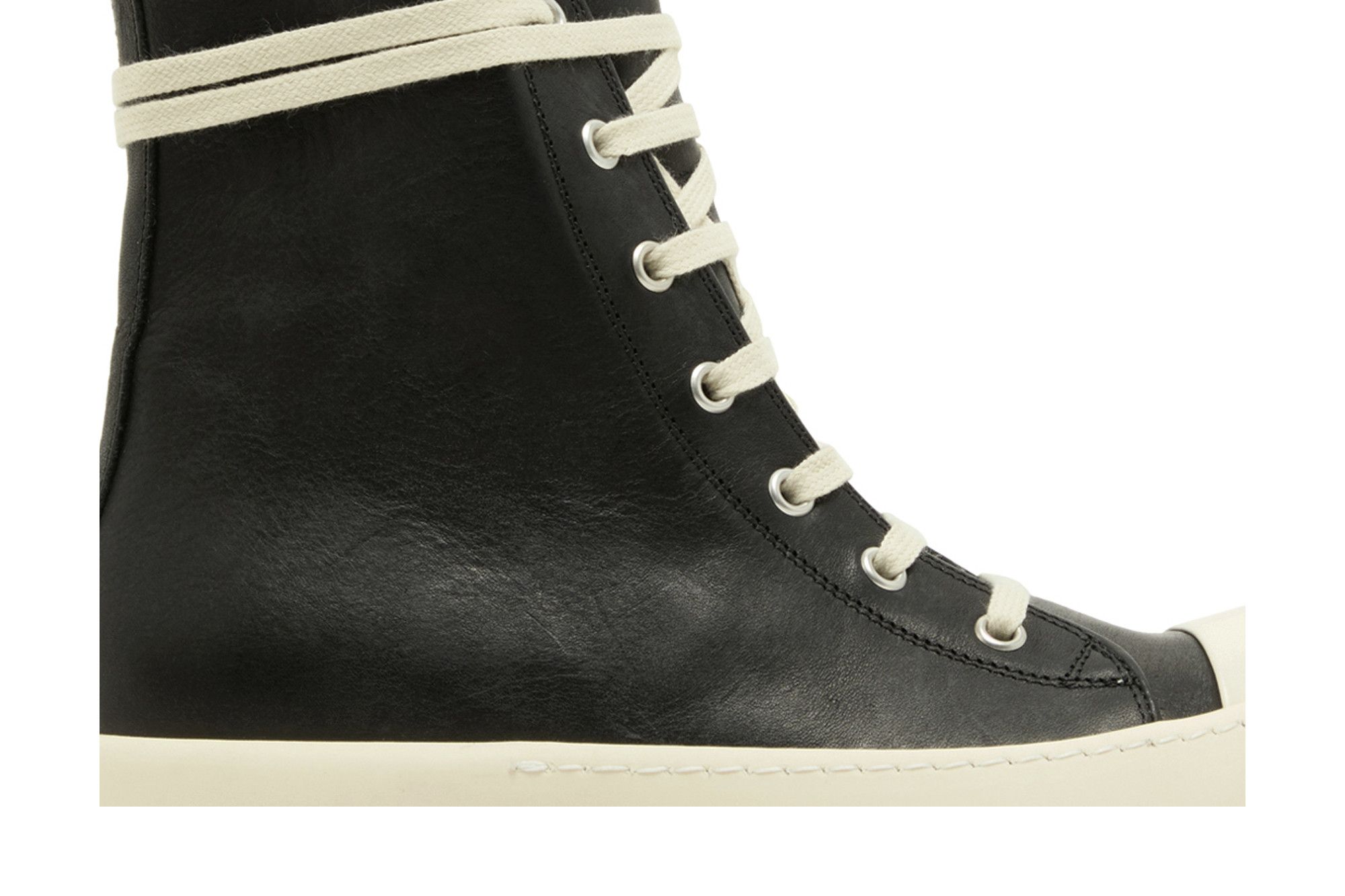 Order (W) Rick Owens Luxor Runway Mega Bumper Tinggi 'Black Milk' RO02C1859-LOO-911